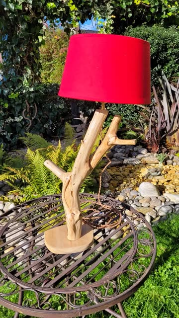 Lampe en bois flotté, pièce 1